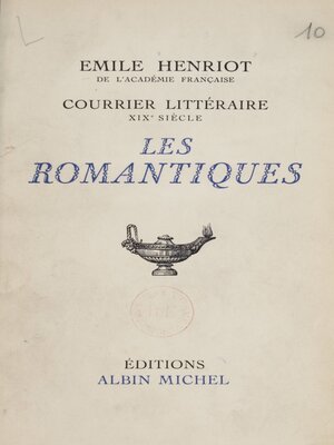 cover image of Courrier littéraire...
